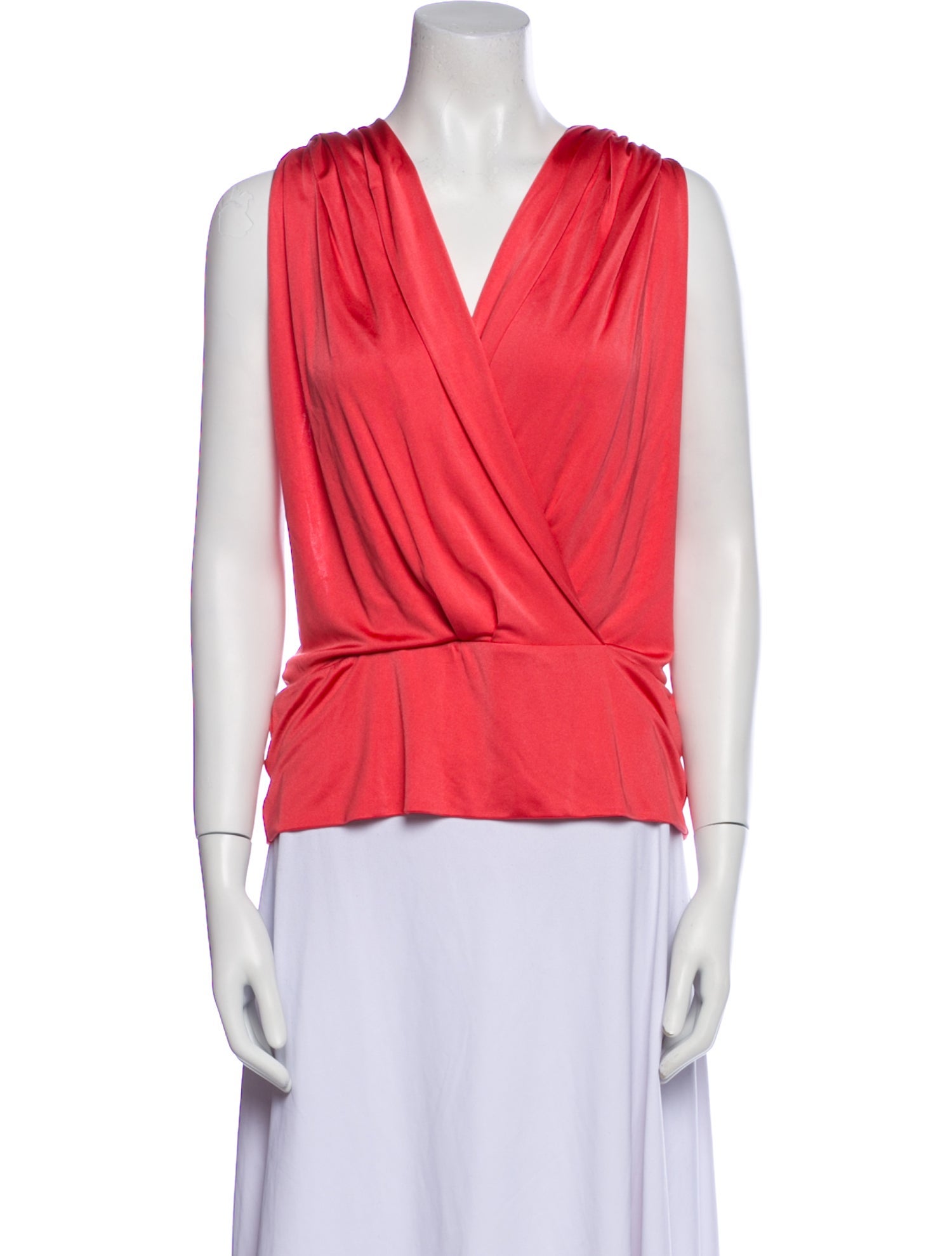 Diane von Furstenberg Silk V-Neck Blouse