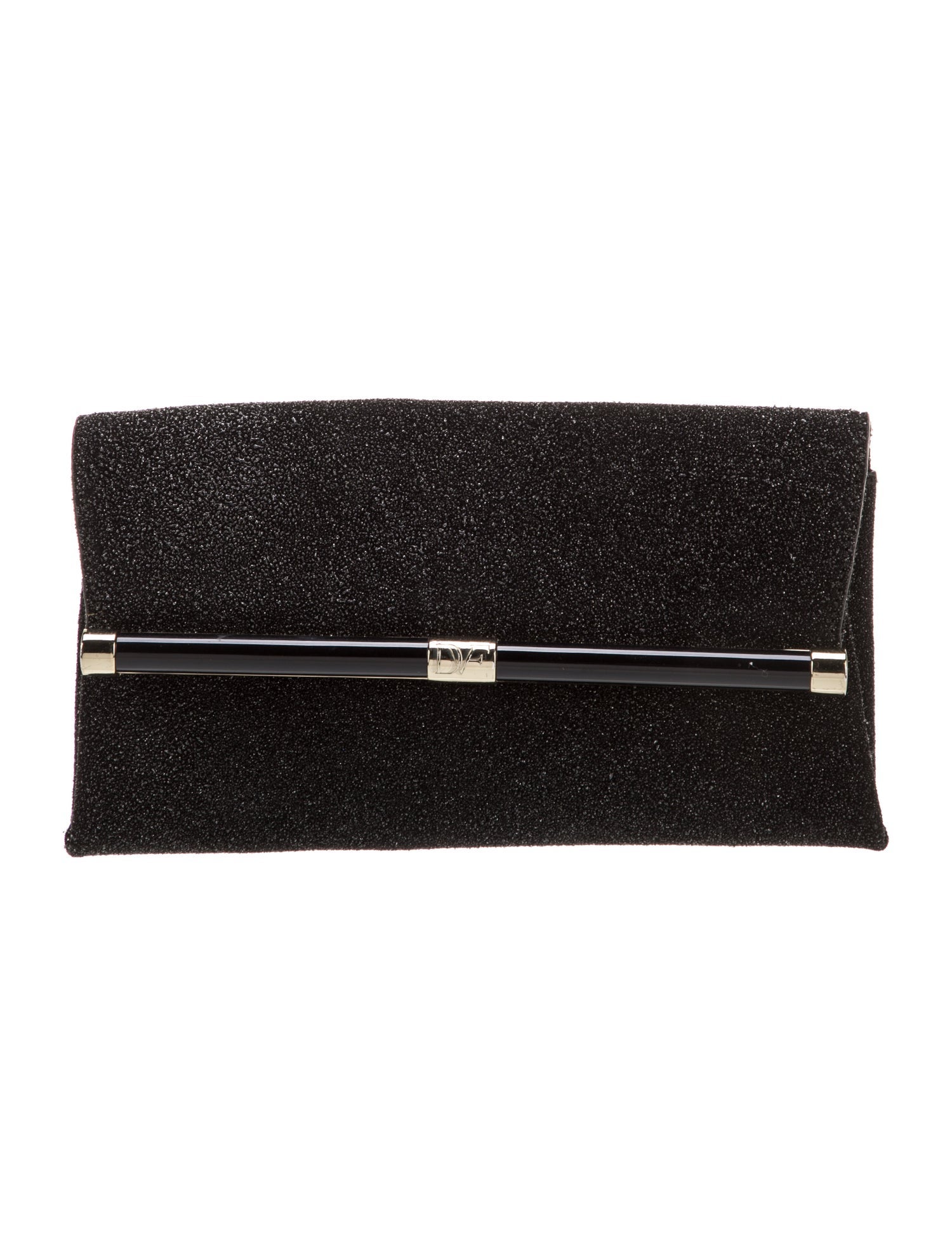 Diane von Furstenberg Glitter Clutch