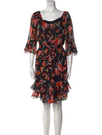 Diane von Furstenberg Silk Knee-Length Dress