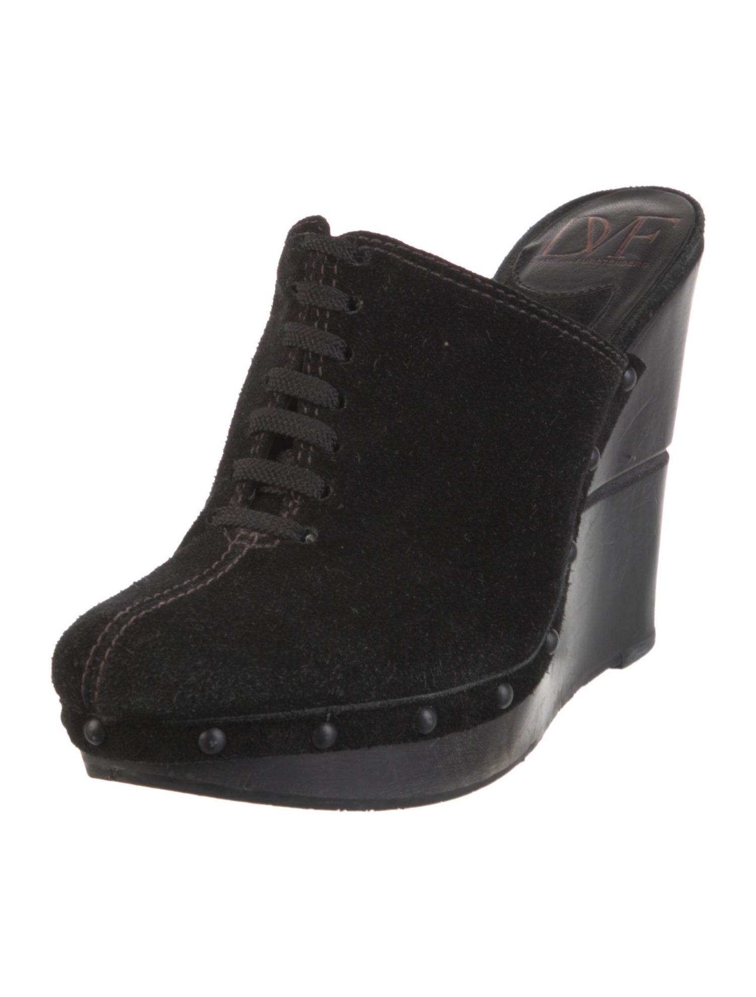 Diane von Furstenberg Suede Mules