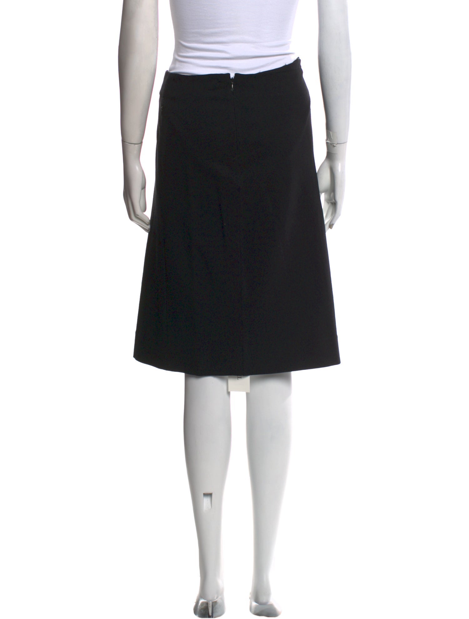 Diane von Furstenberg Ruffle Embellishment Knee-Length Skirt