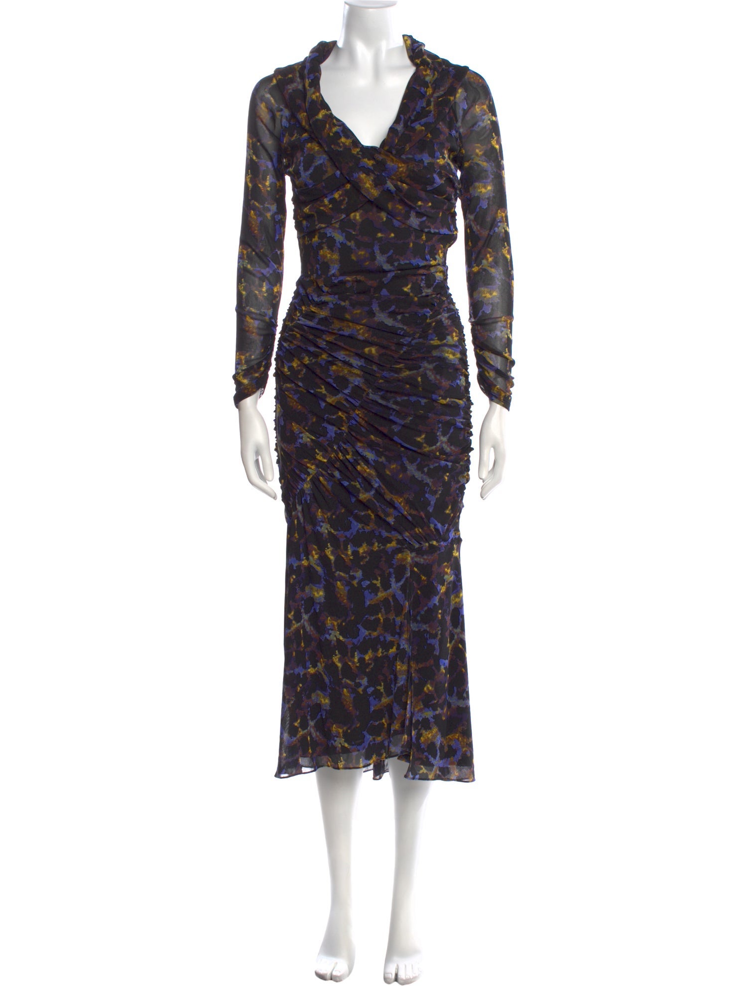 Diane von Furstenberg Printed Long Dress