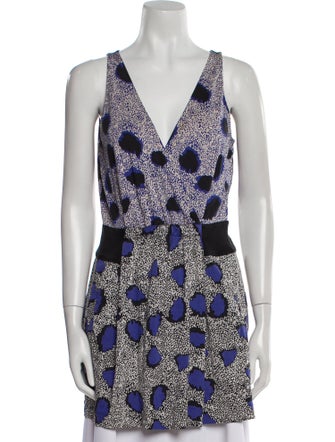 Diane von Furstenberg Silk Printed Tunic