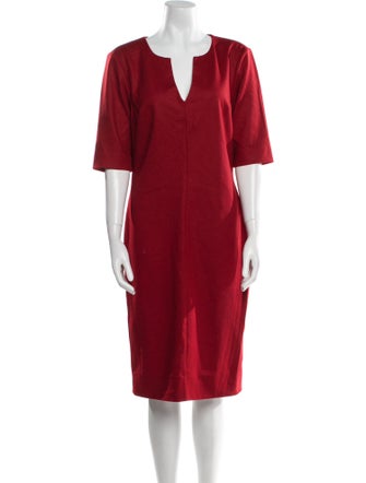 Diane von Furstenberg Wool Midi Length Dress