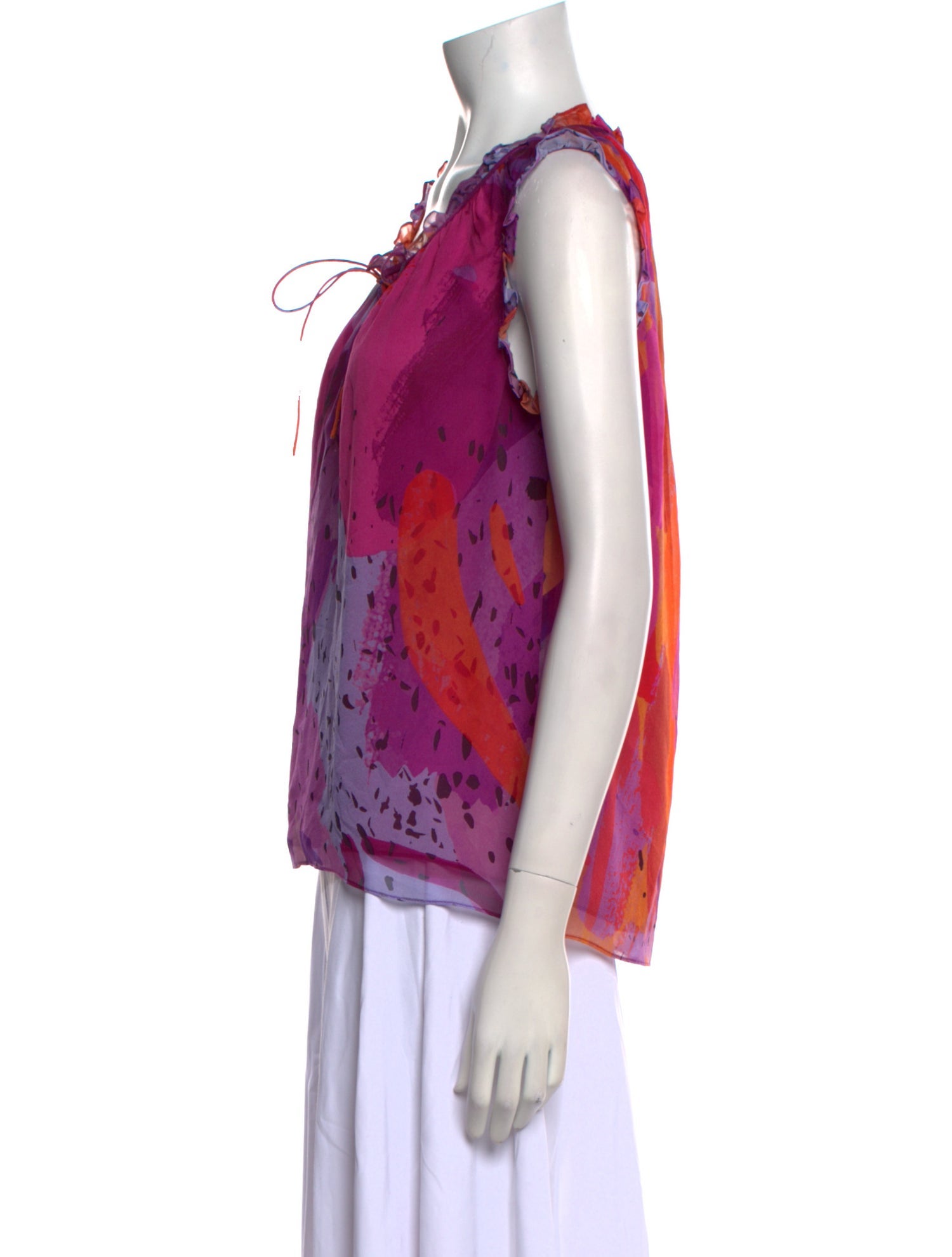 Diane von Furstenberg Silk Printed Top