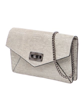 Diane von Furstenberg Embossed Leather Portfolio