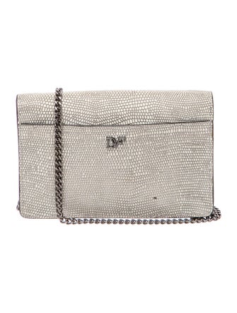 Diane von Furstenberg Embossed Leather Portfolio
