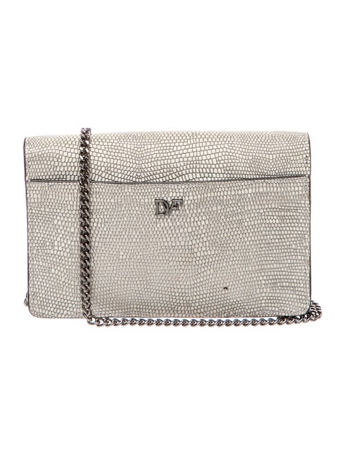 Diane von Furstenberg Embossed Leather Portfolio