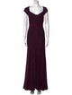 Diane von Furstenberg Lace Pattern Long Dress