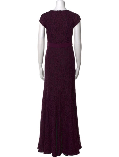 Diane von Furstenberg Lace Pattern Long Dress
