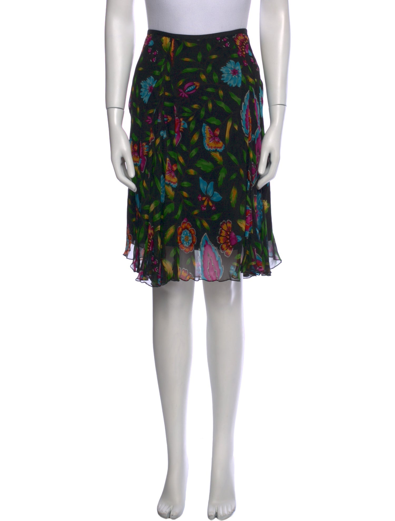 Diane von Furstenberg Silk Knee-Length Skirt