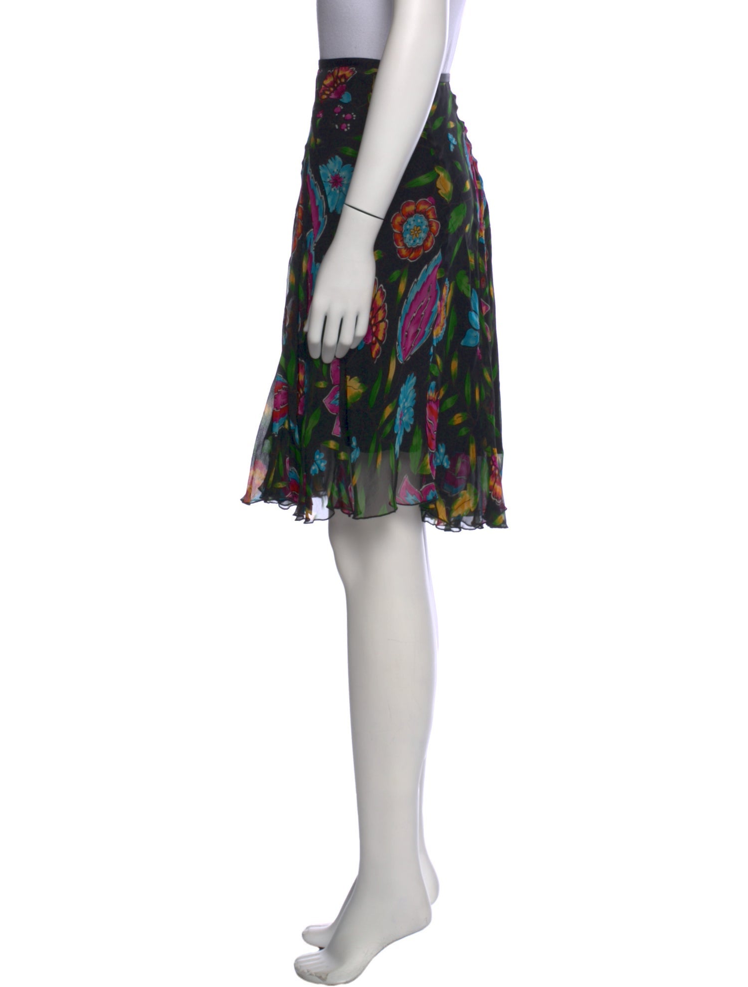 Diane von Furstenberg Silk Knee-Length Skirt