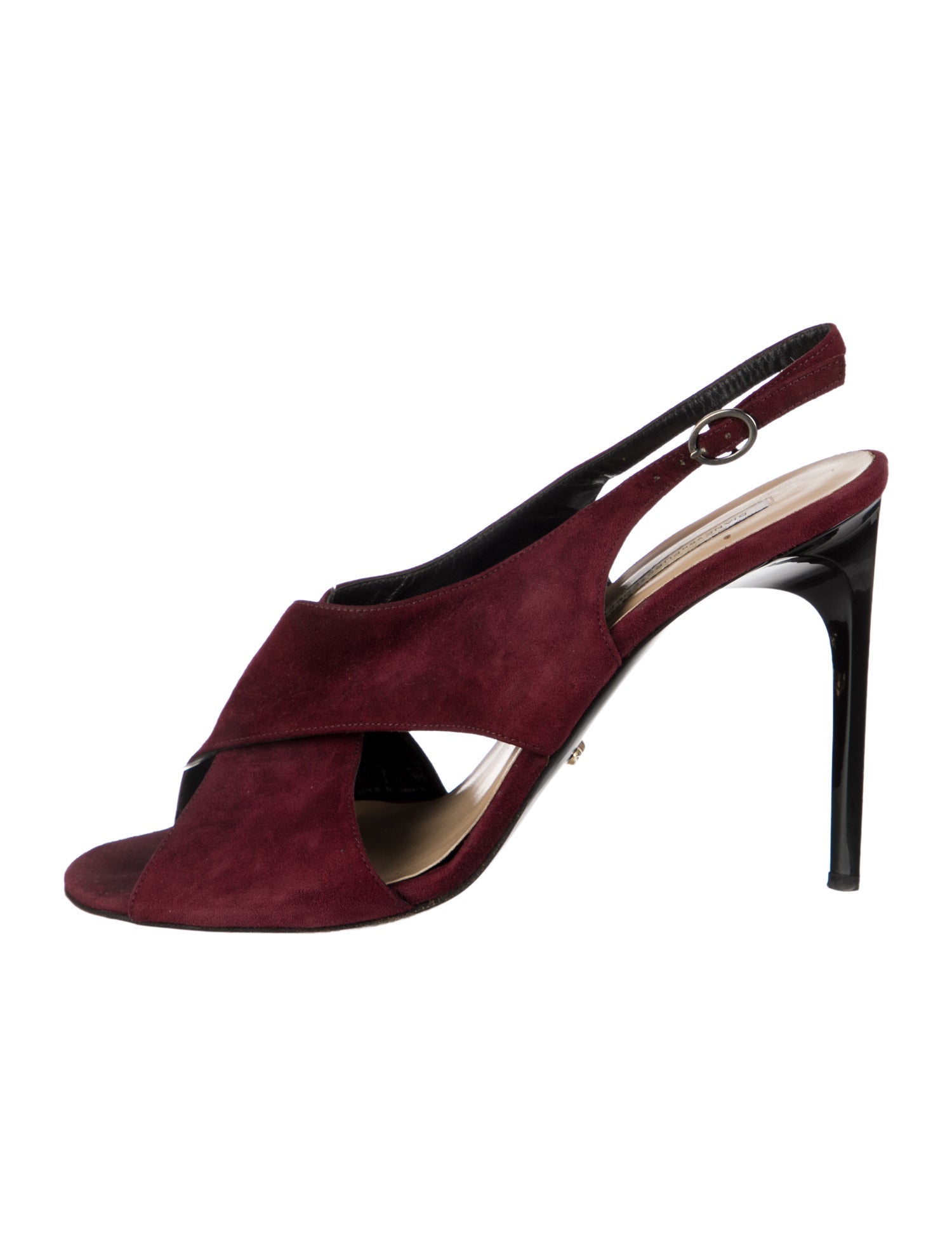 Diane von Furstenberg Suede Slingback Sandals