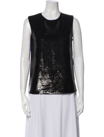 Diane von Furstenberg Nylon Crew Neck Top