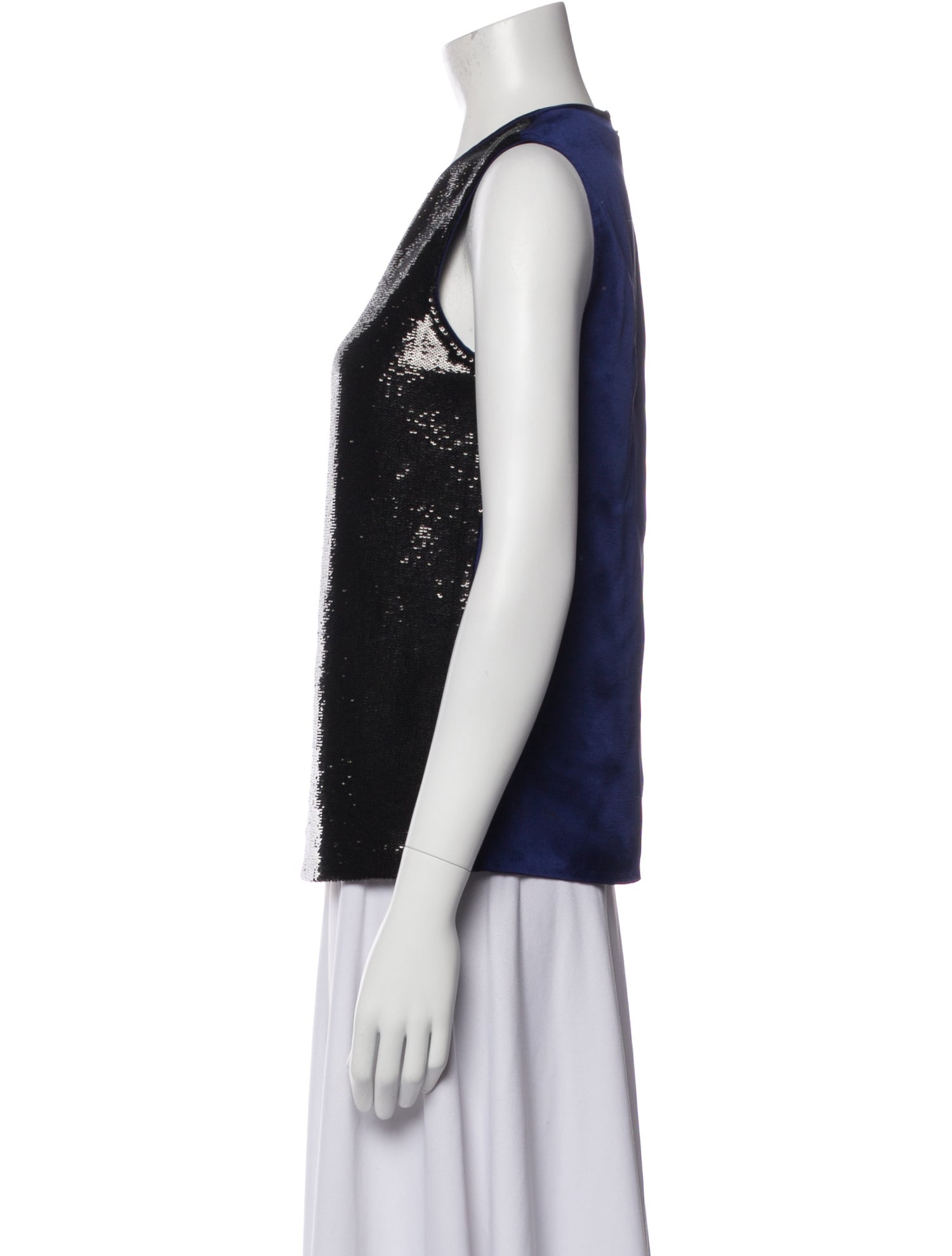 Diane von Furstenberg Nylon Crew Neck Top