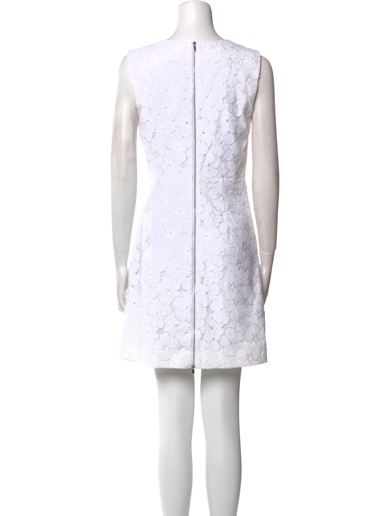 Diane von Furstenberg Scoop Neck Mini Dress