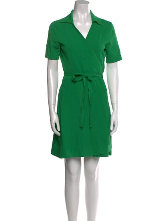 Diane von Furstenberg V-Neck Mini Dress