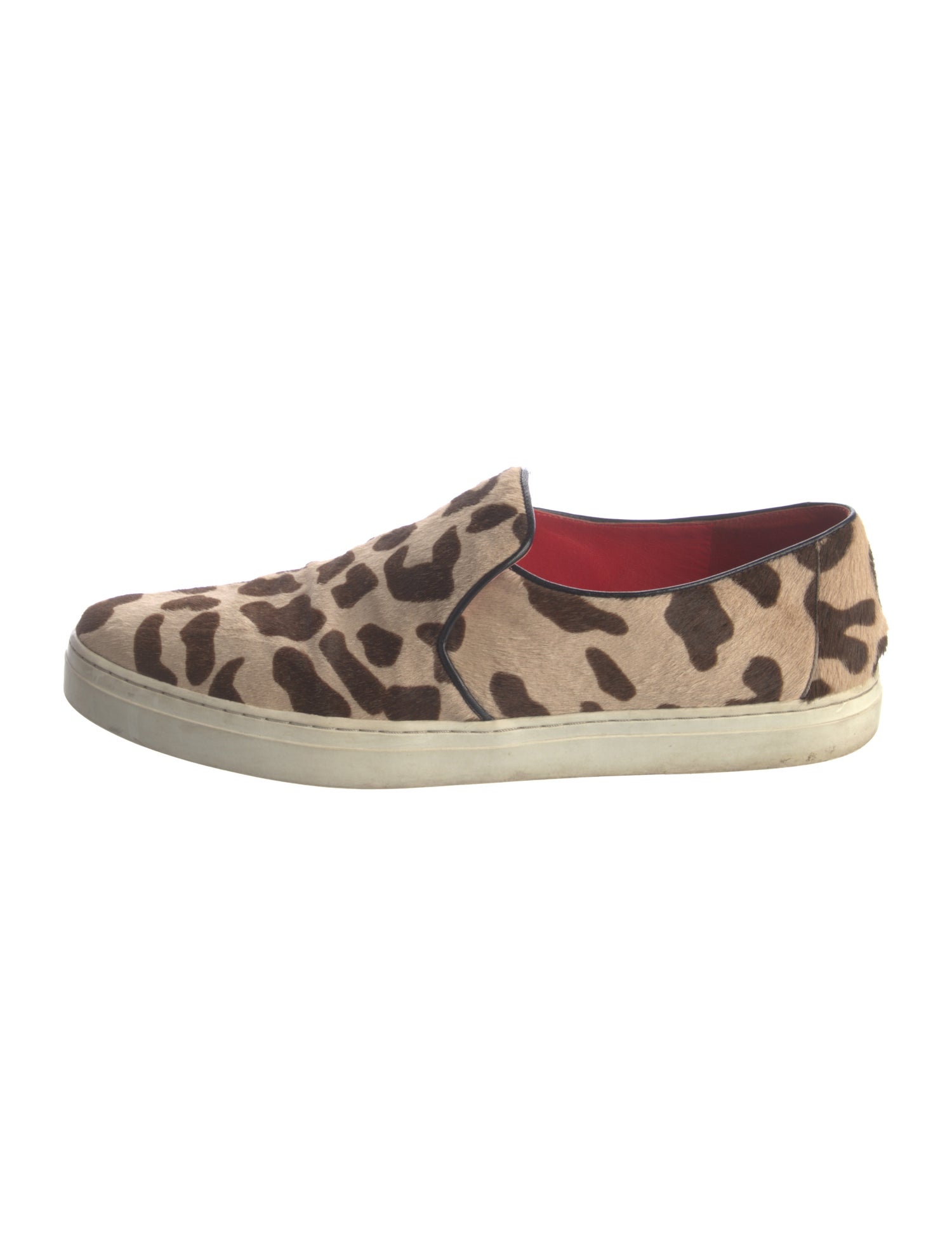 Diane von Furstenberg Ponyhair Animal Print Sneakers