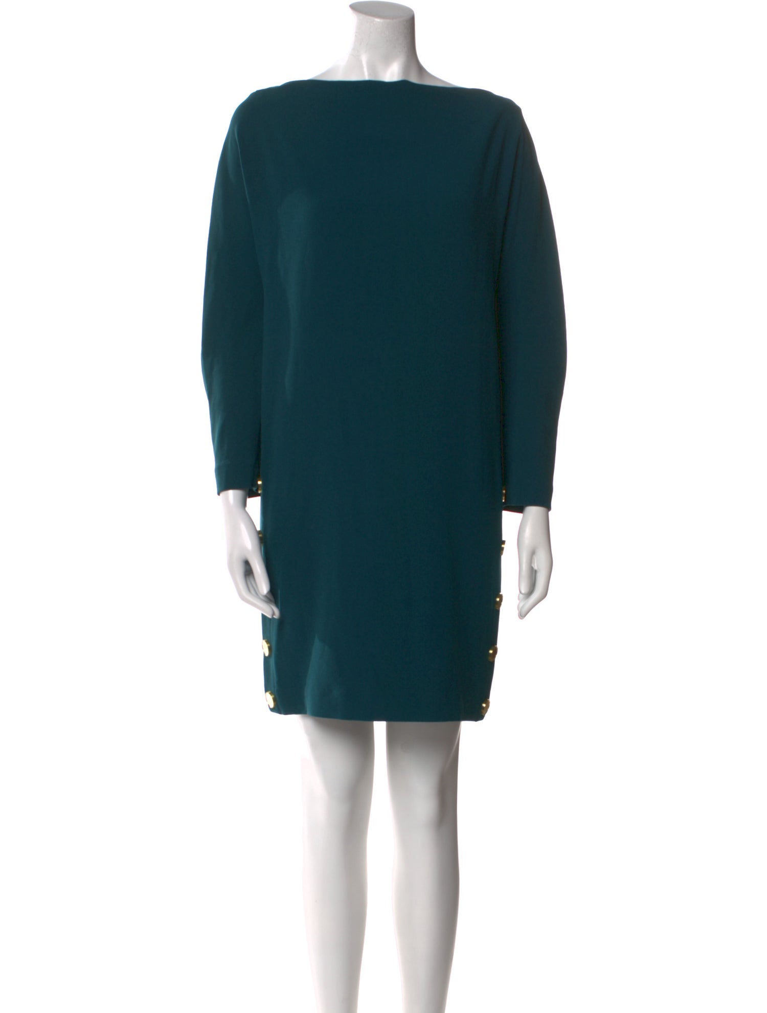 Diane von Furstenberg Bateau Neckline Mini Dress