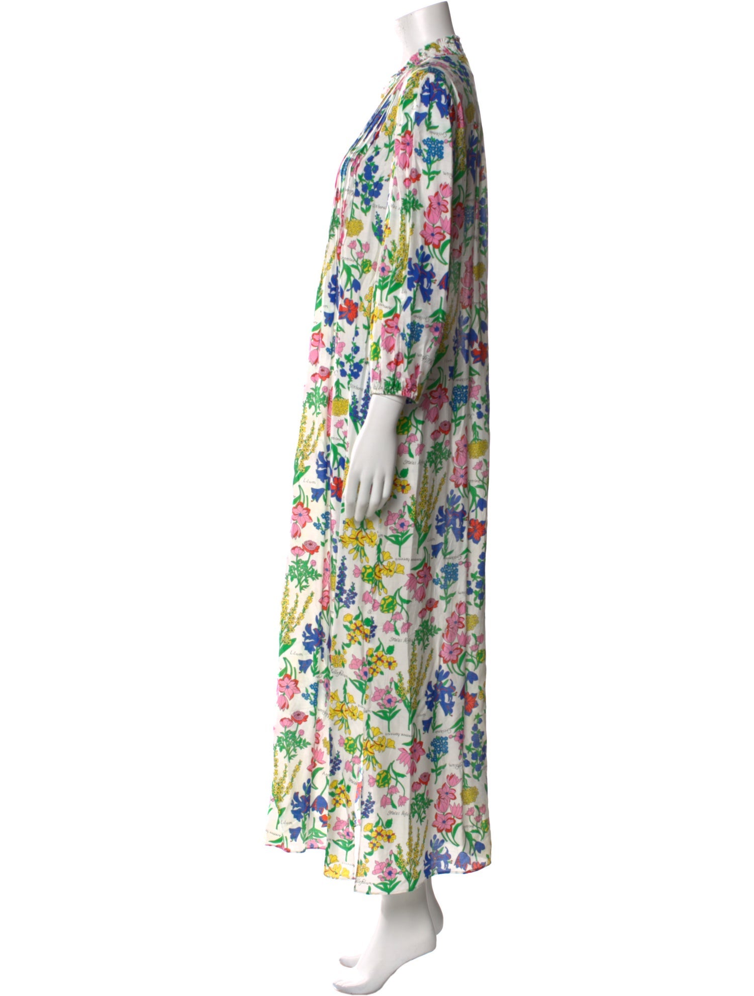 Diane von Furstenberg Floral Print Long Dress