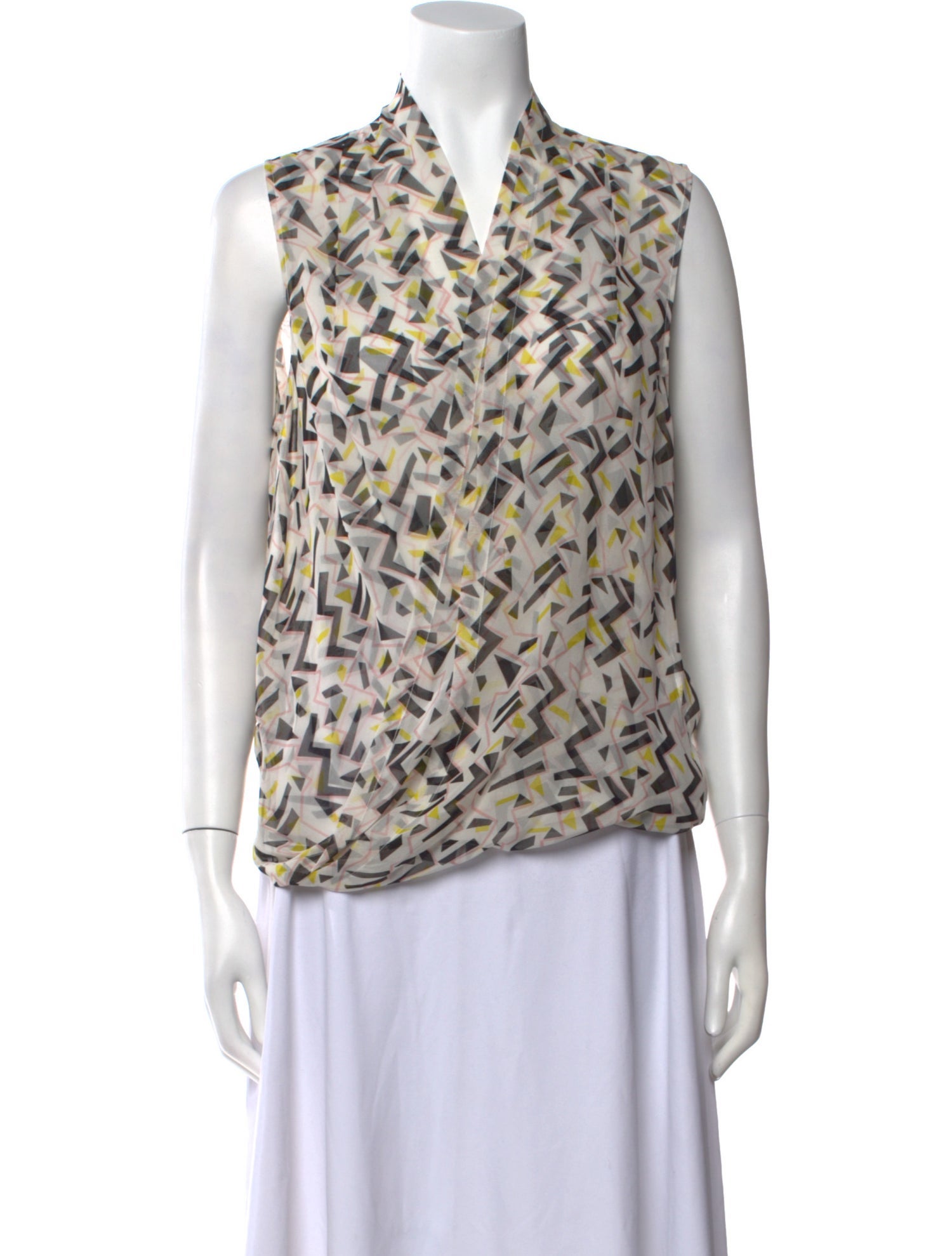 Diane von Furstenberg Silk Printed Blouse