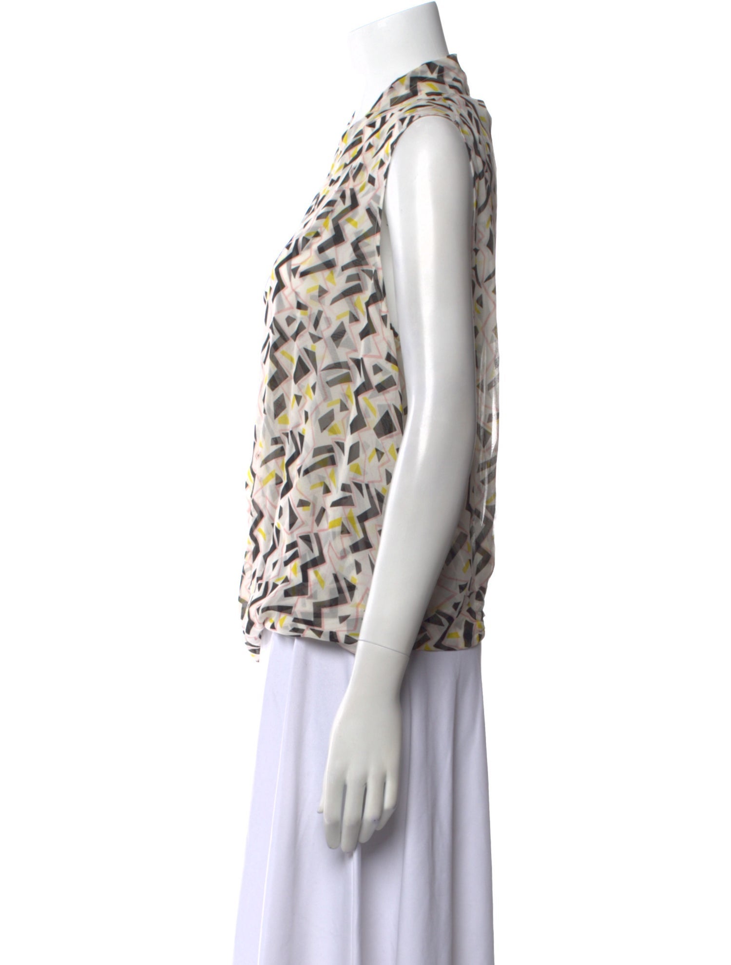 Diane von Furstenberg Silk Printed Blouse