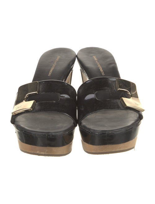 Diane von Furstenberg Patent Leather Slides
