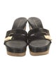 Diane von Furstenberg Patent Leather Slides