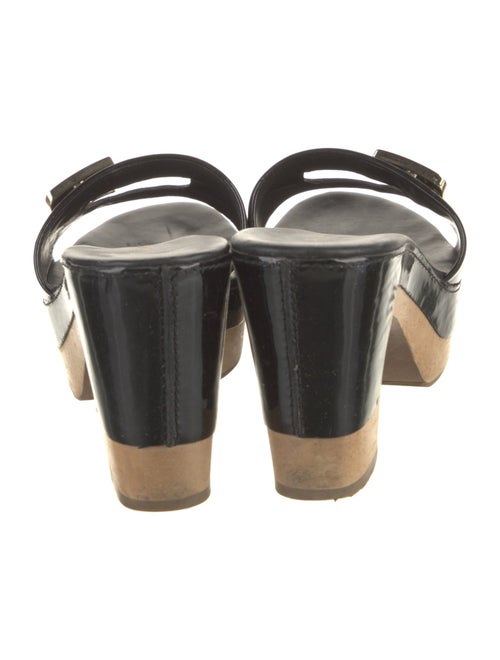 Diane von Furstenberg Patent Leather Slides