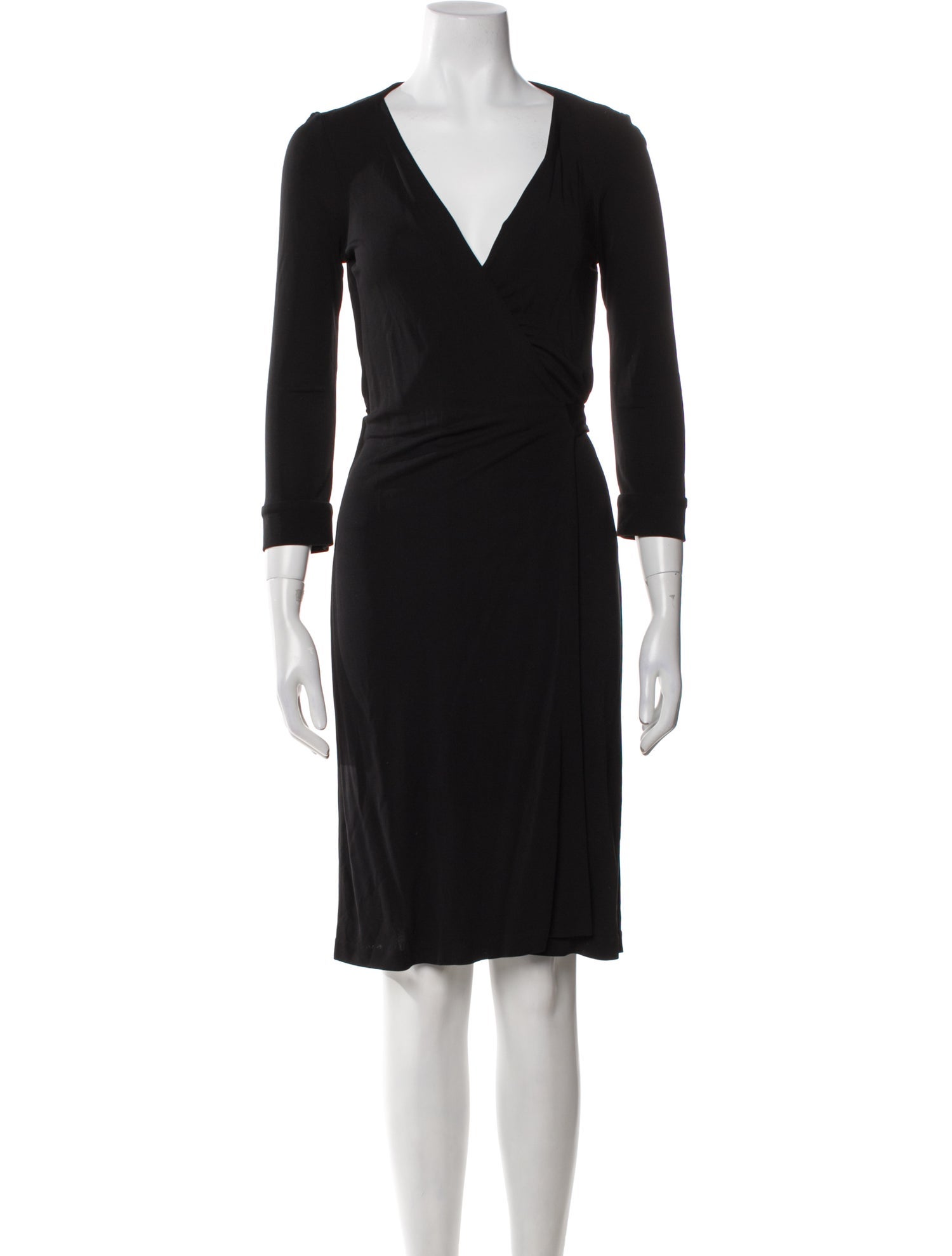 Diane von Furstenberg V-Neck Midi Length Dress