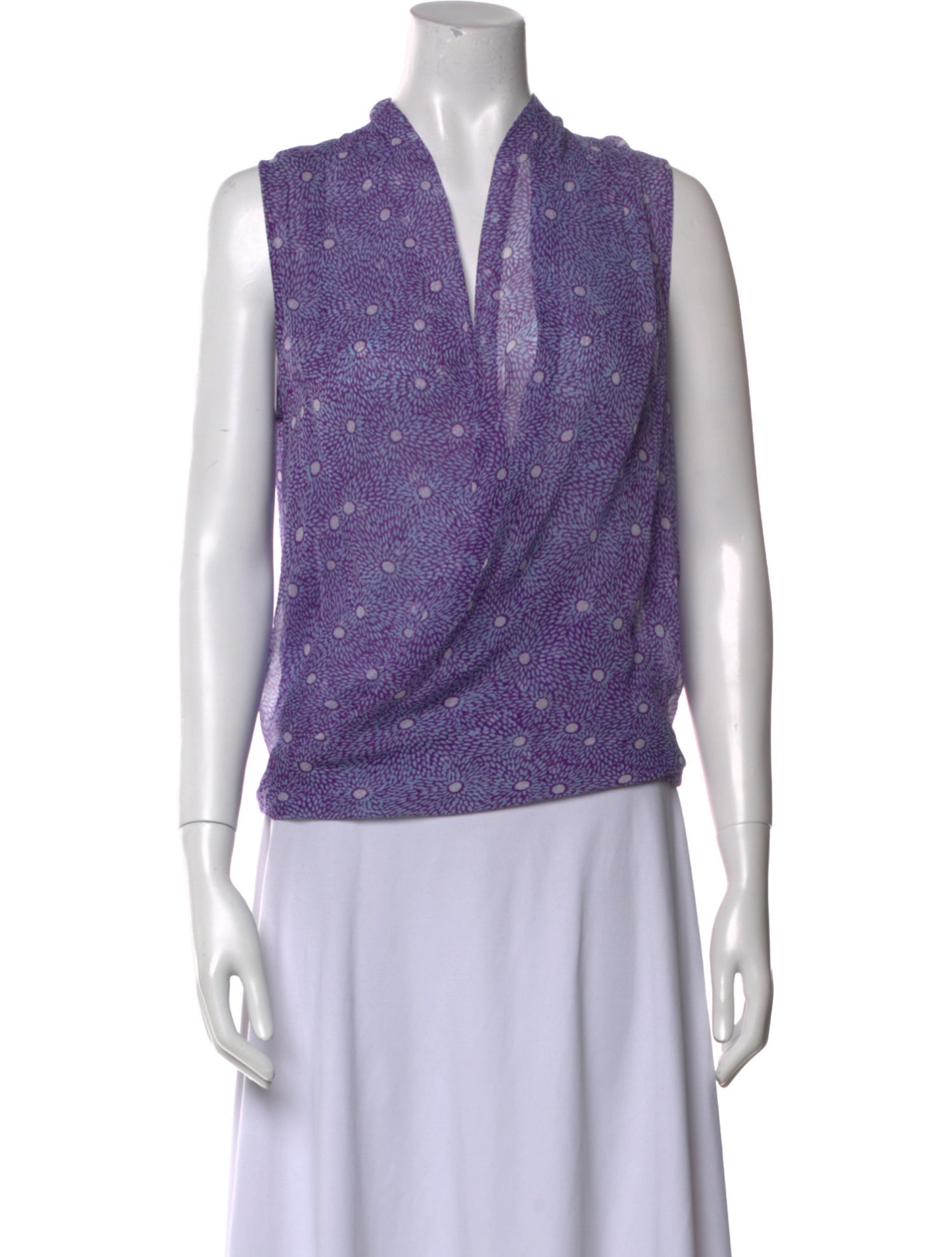 Diane von Furstenberg Silk Printed Top