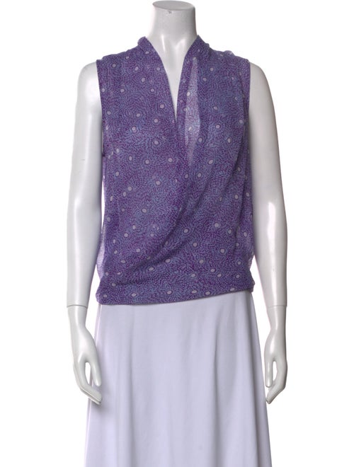 Diane von Furstenberg Silk Printed Top