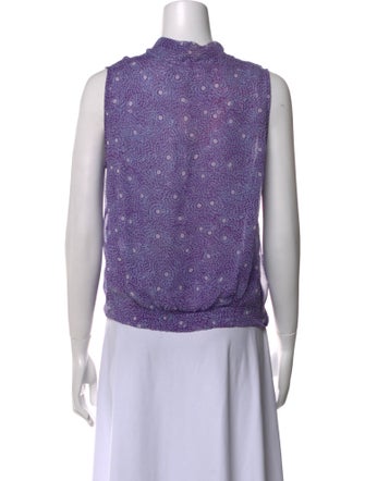 Diane von Furstenberg Silk Printed Top