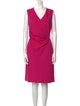 Diane von Furstenberg V-Neck Knee-Length Dress