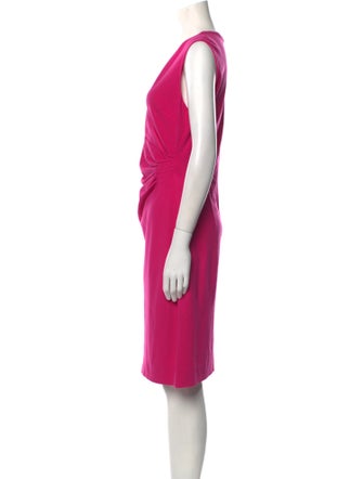 Diane von Furstenberg V-Neck Knee-Length Dress