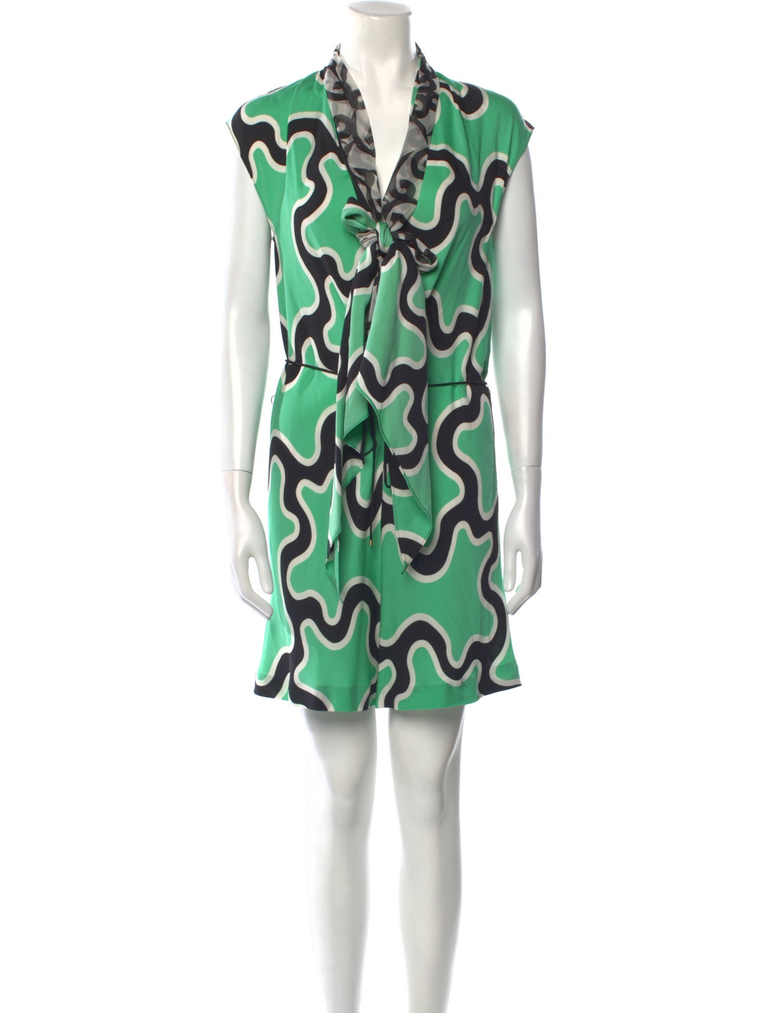 Diane von Furstenberg Silk Printed Romper w/ Tags