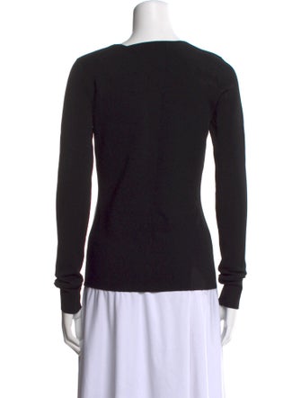 Diane von Furstenberg Colorblock Pattern Crew Neck Sweater