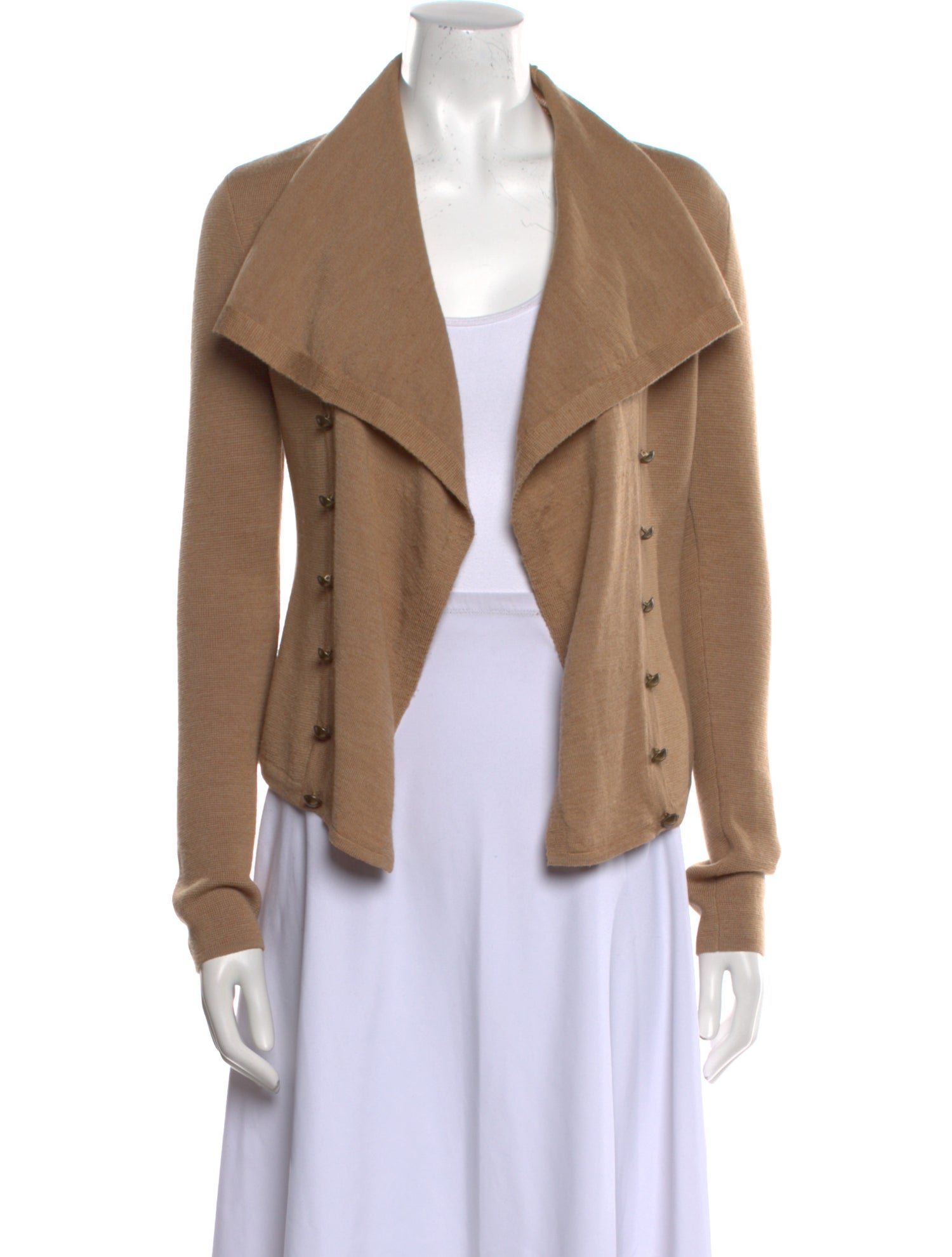 Diane von Furstenberg Wool Open Front Sweater