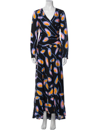 Diane von Furstenberg Printed Long Dress