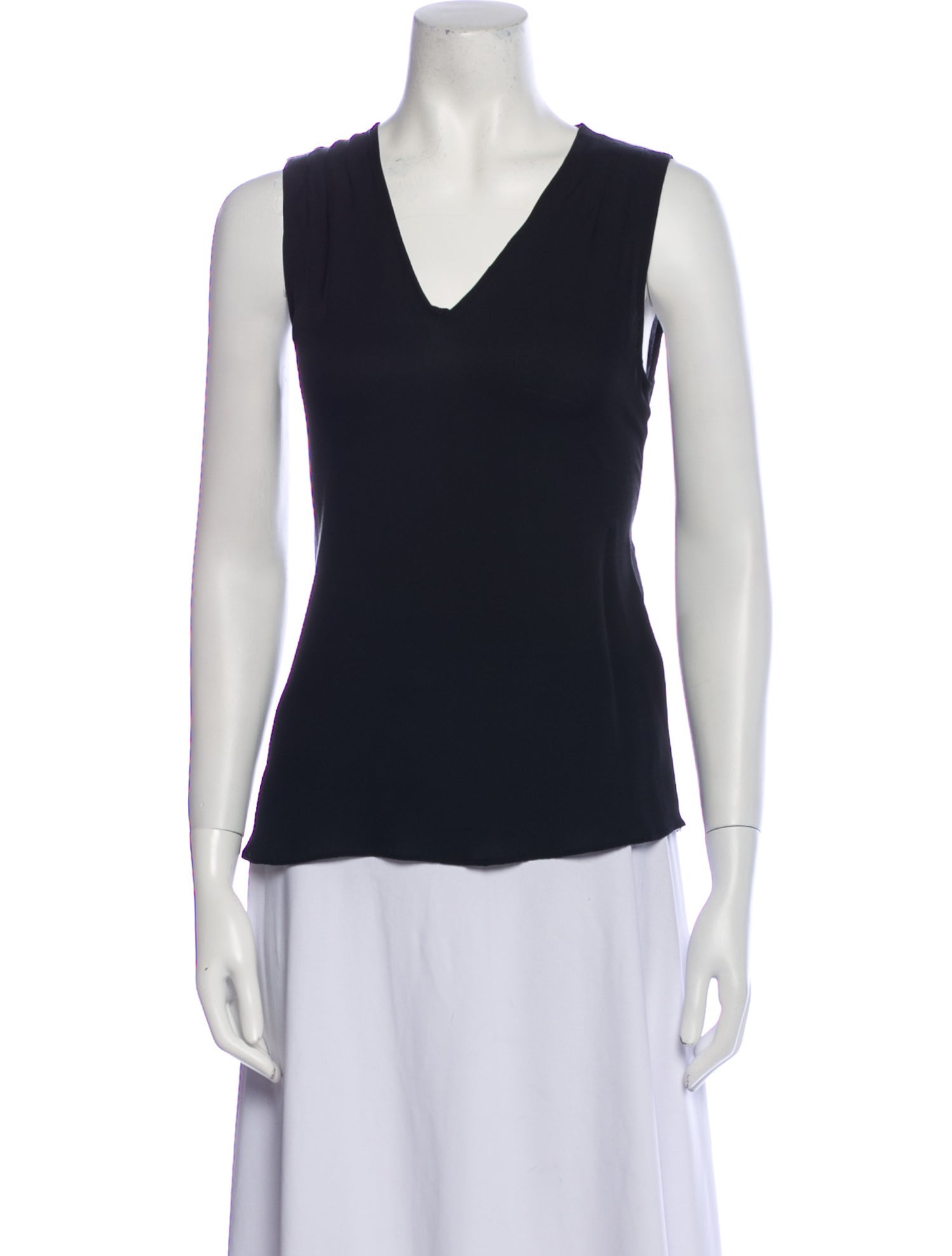 Diane von Furstenberg Silk V-Neck Top