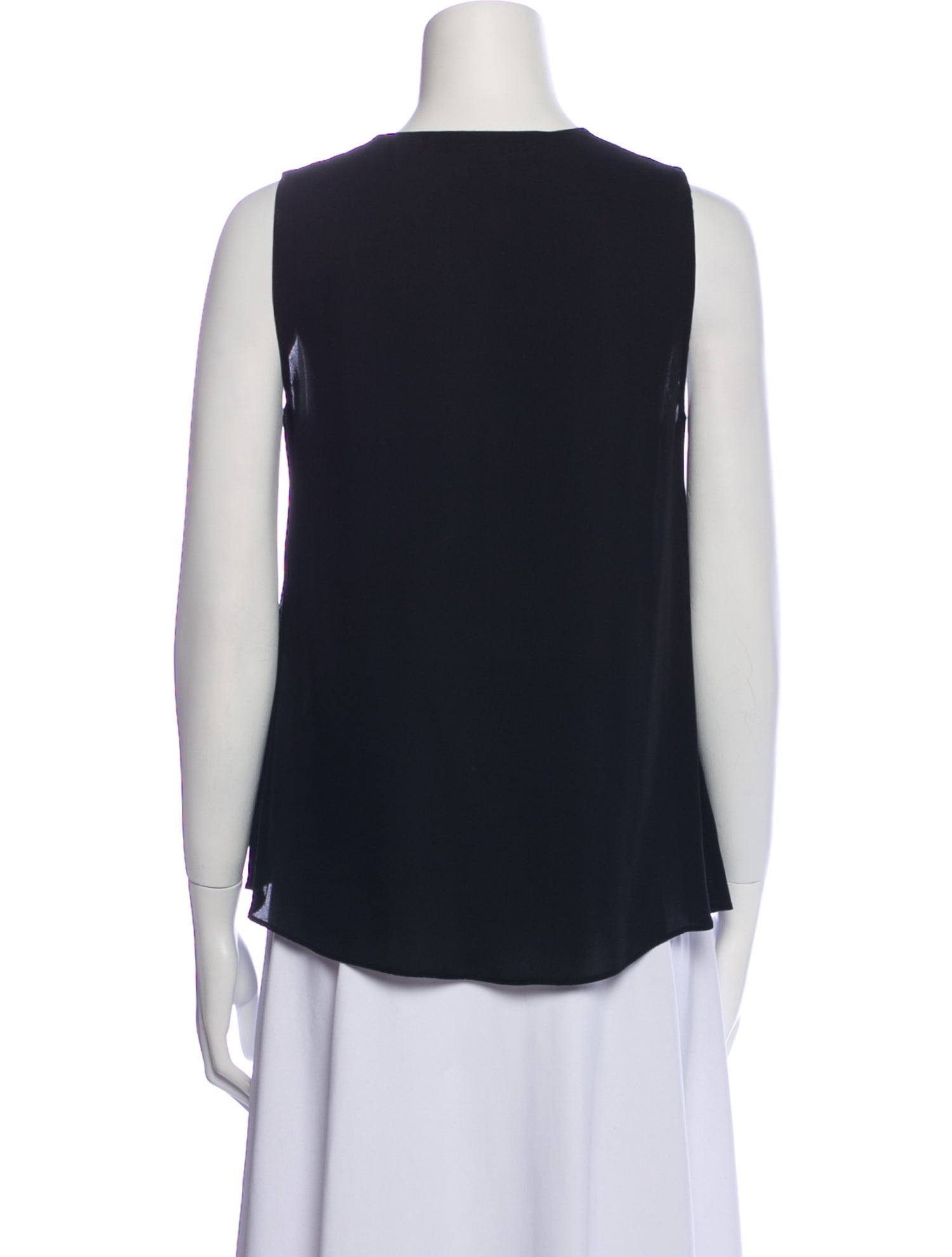 Diane von Furstenberg Silk V-Neck Top