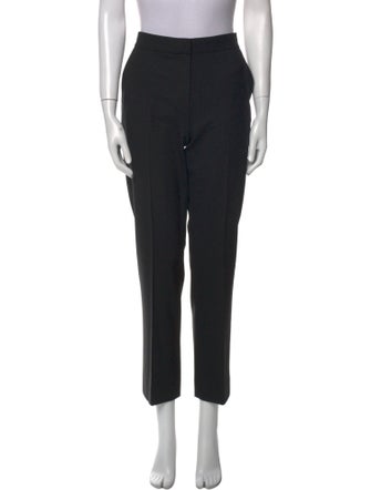 Diane von Furstenberg Wool Straight Leg Pants