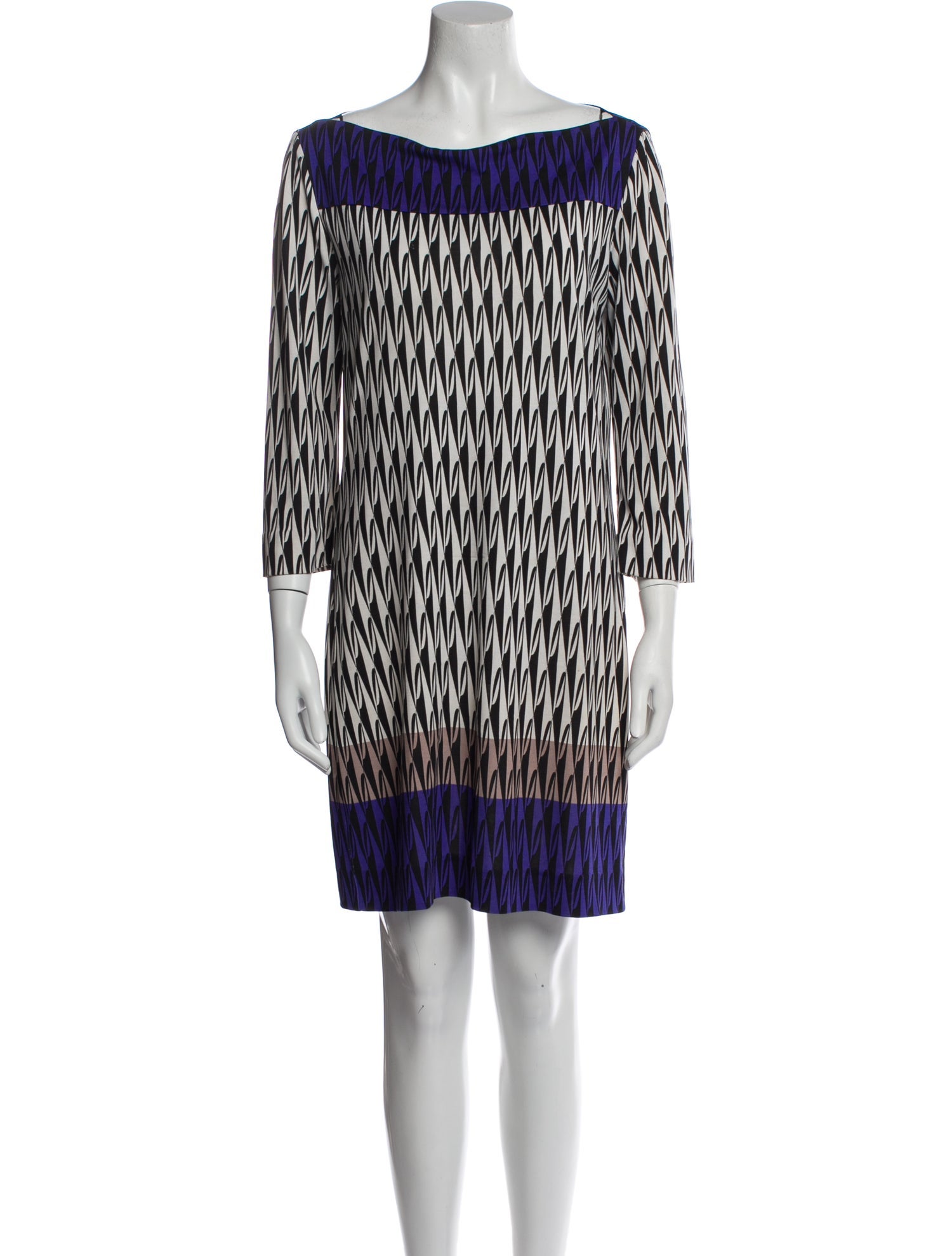 Diane von Furstenberg Printed Mini Dress