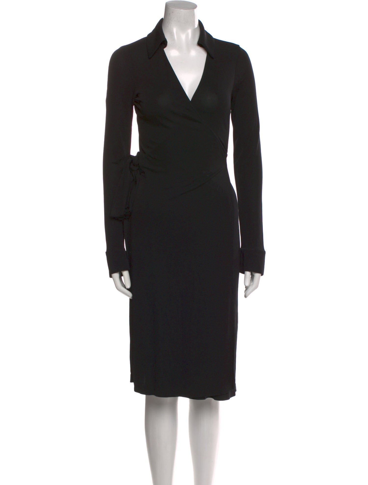 Diane von Furstenberg V-Neck Knee-Length Dress