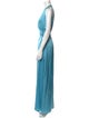 Diane von Furstenberg V-Neck Long Dress