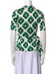 Diane von Furstenberg Silk Printed Polo