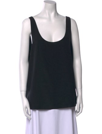 Diane von Furstenberg Silk Scoop Neck Top