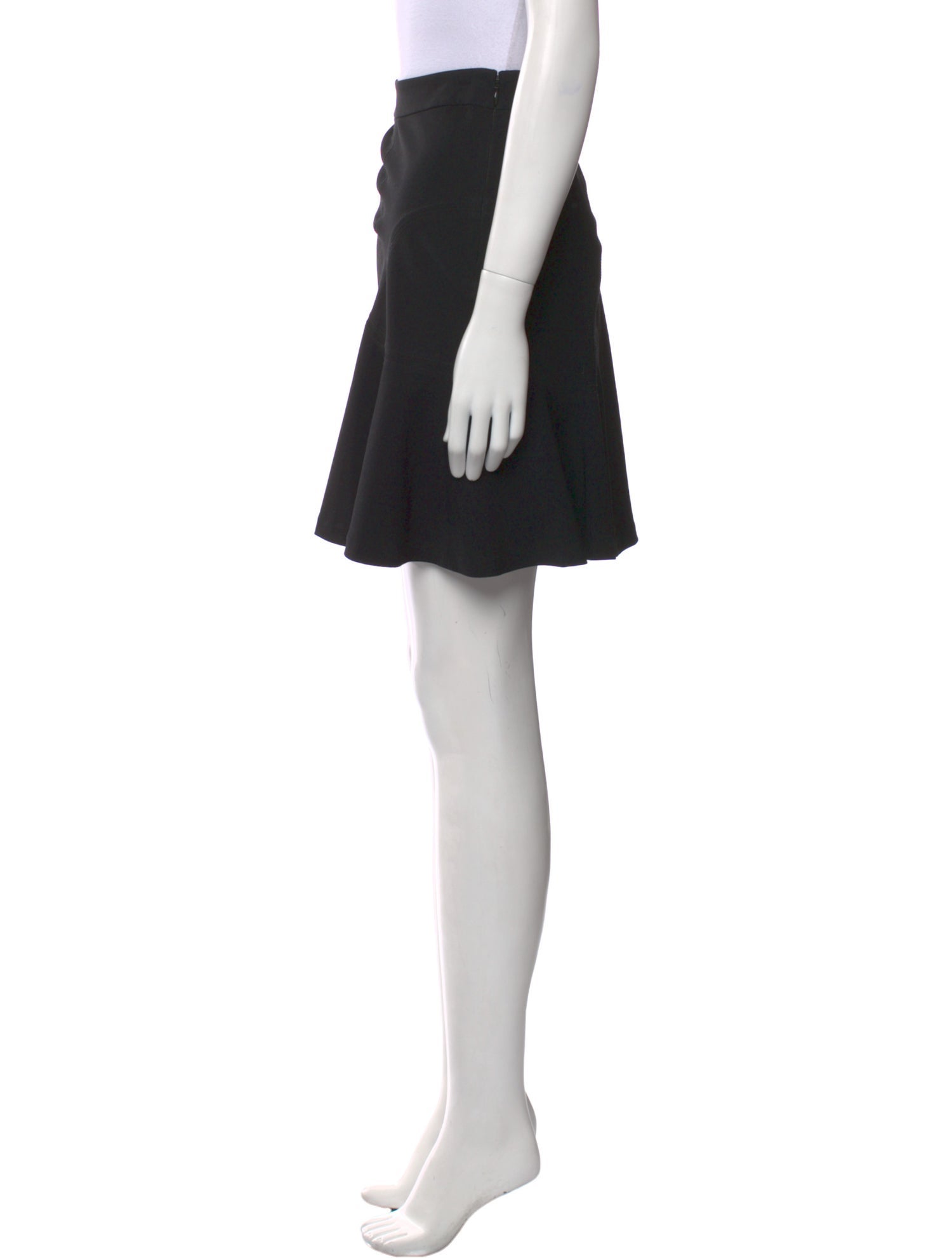 Diane von Furstenberg Ruffle Embellishment Mini Skirt