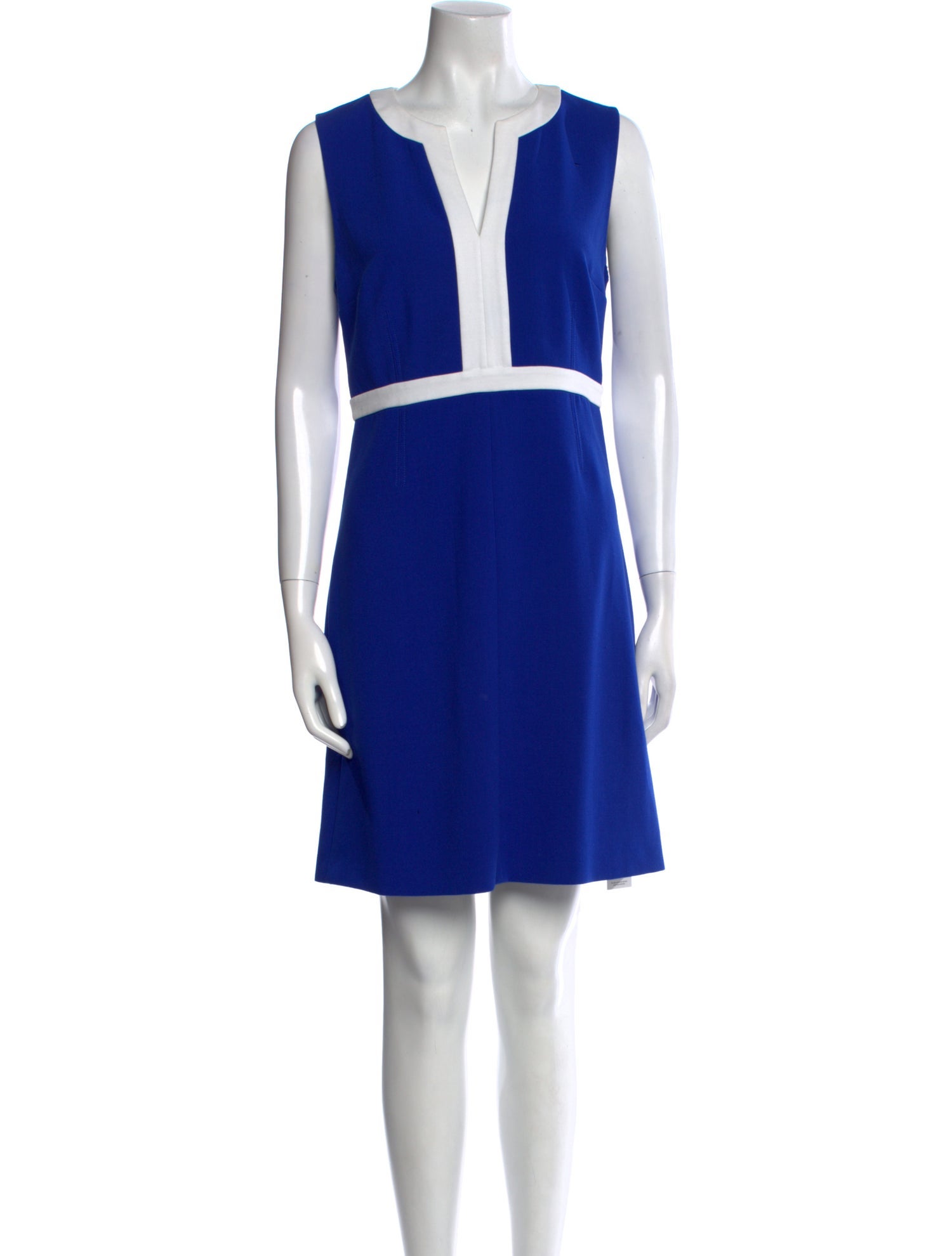 Diane von Furstenberg Colorblock Pattern Mini Dress