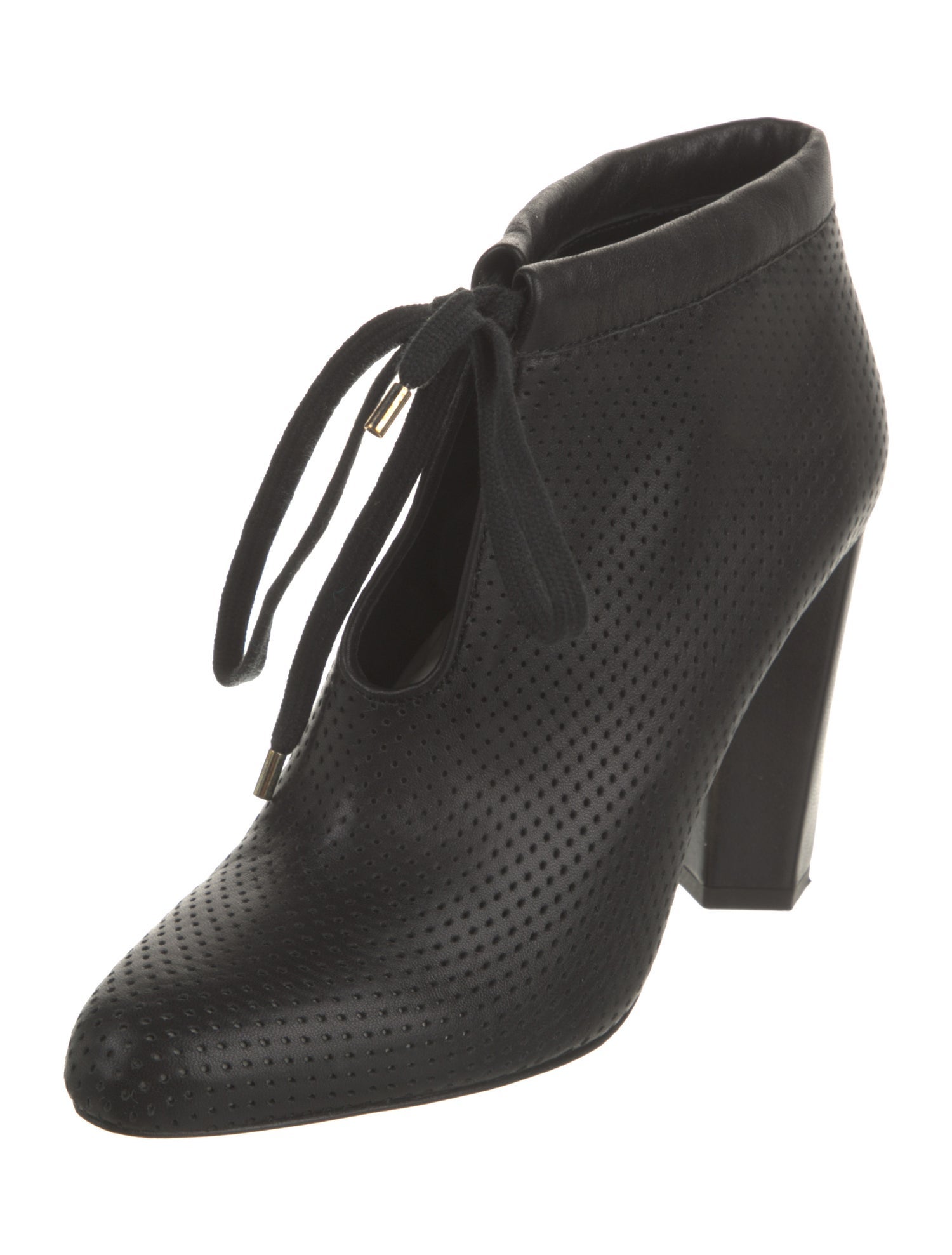 Diane von Furstenberg Leather Lace-Up Boots